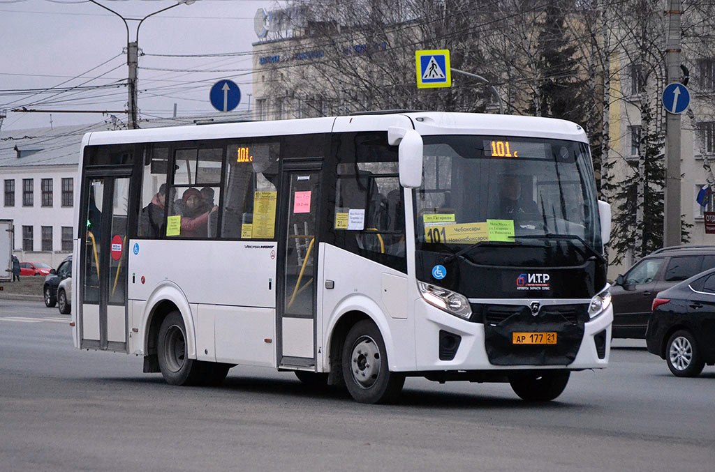 Чувашия, ПАЗ-320435-04 "Vector Next" № АР 177 21