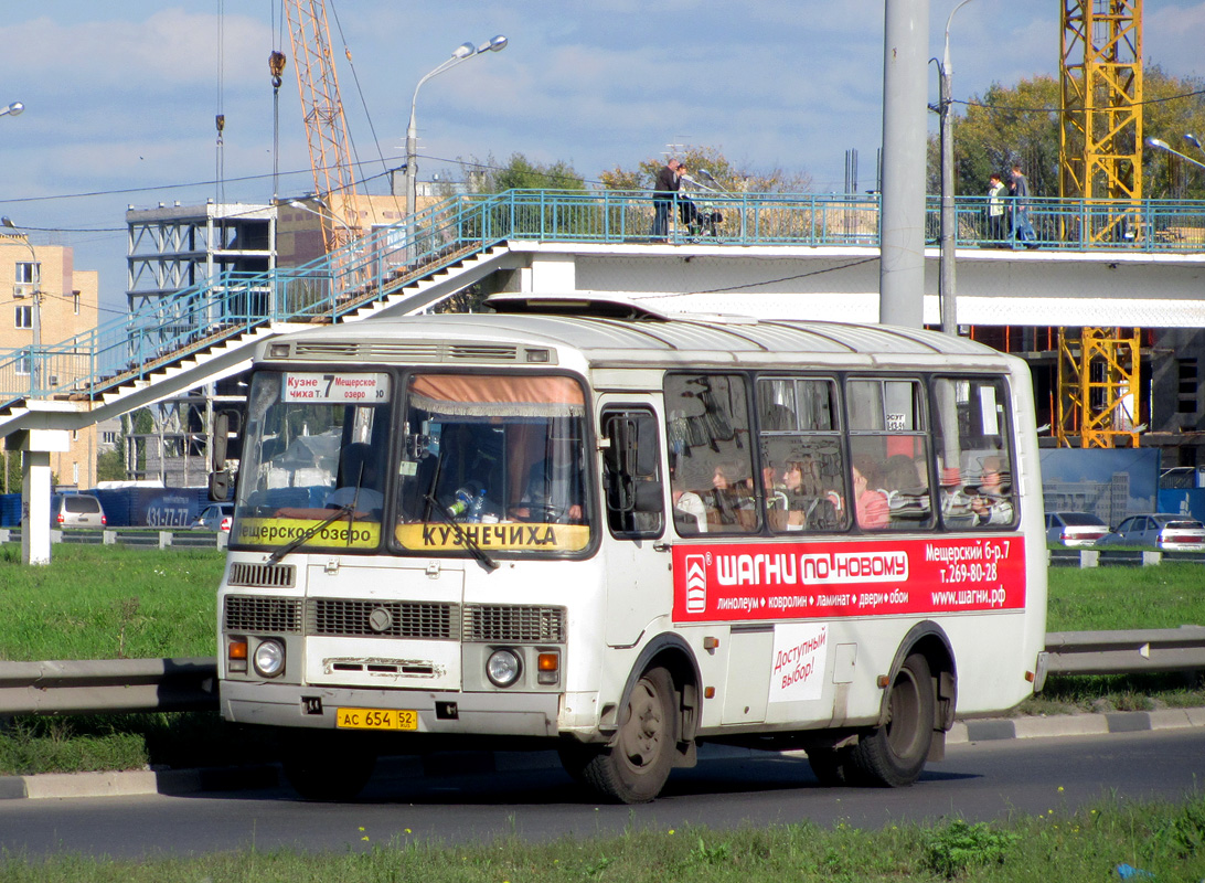 Нижегородская область, ПАЗ-32054 № АС 654 52