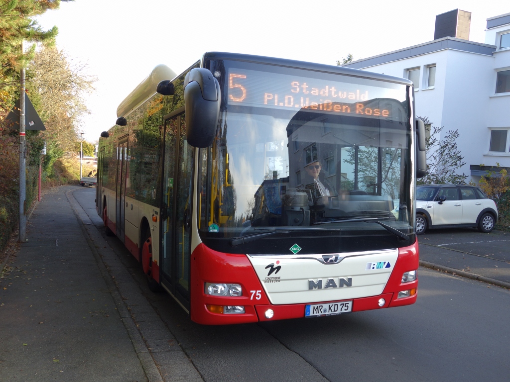 Гессен, MAN A21 Lion's City NL313 CNG № 75