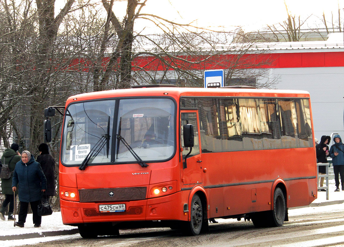 Тверская область, ПАЗ-320414-04 "Вектор" № С 475 СН 69