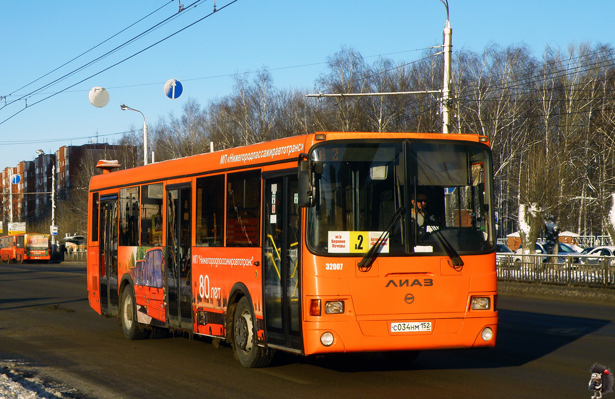 Нижегородская область, ЛиАЗ-5293.60 № 32007