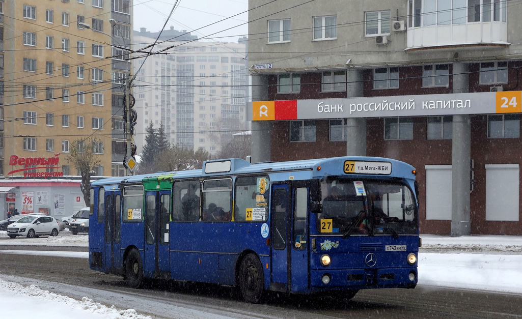 Свердловская область, Mercedes-Benz O305 № Х 743 ЕМ 96