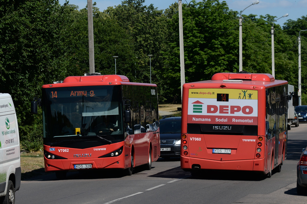 Литва, Anadolu Isuzu Citibus (Yeni) № V7062; Литва, Anadolu Isuzu Citibus (Yeni) № V7060