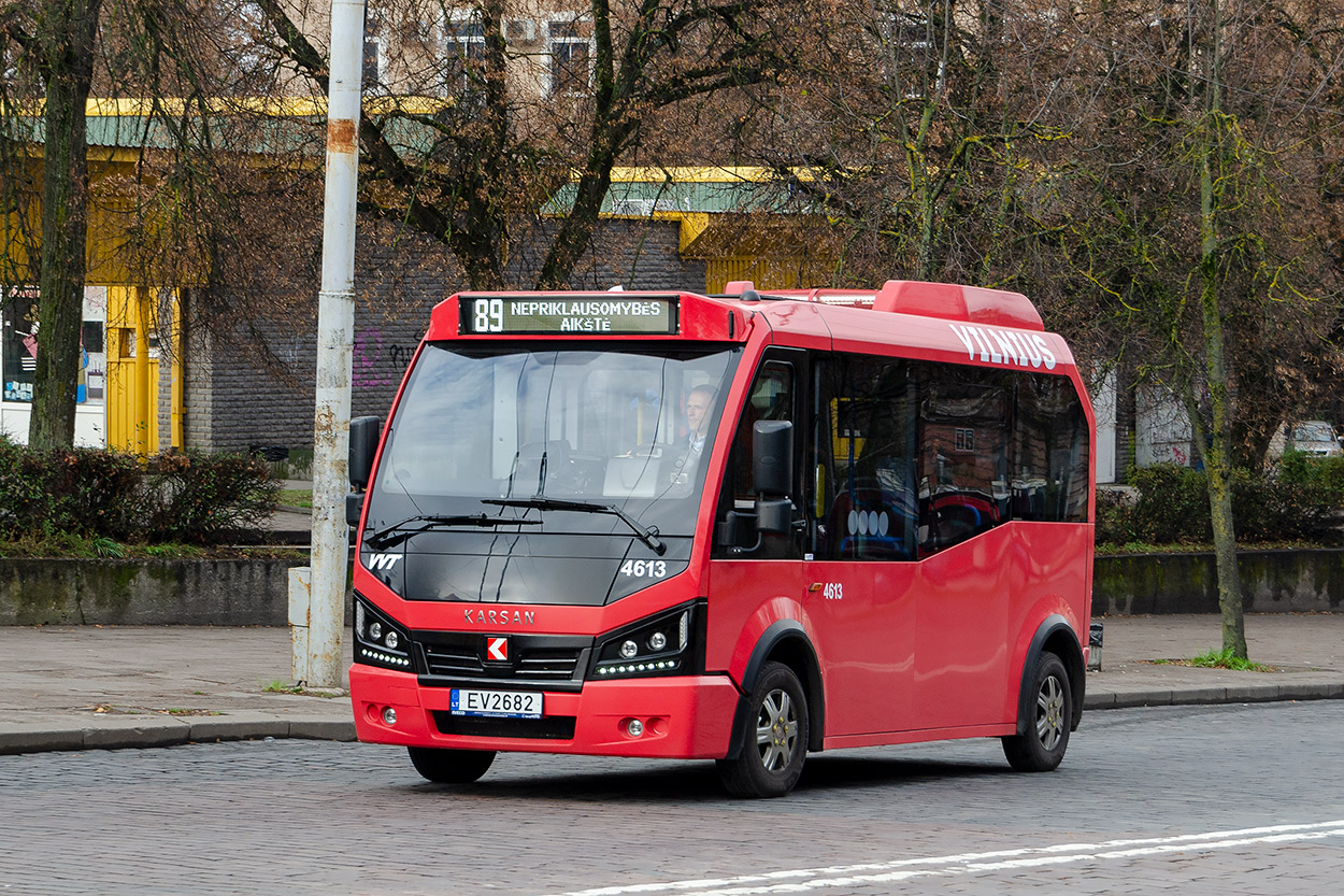 Lithuania, Karsan Jest Electric # 4613