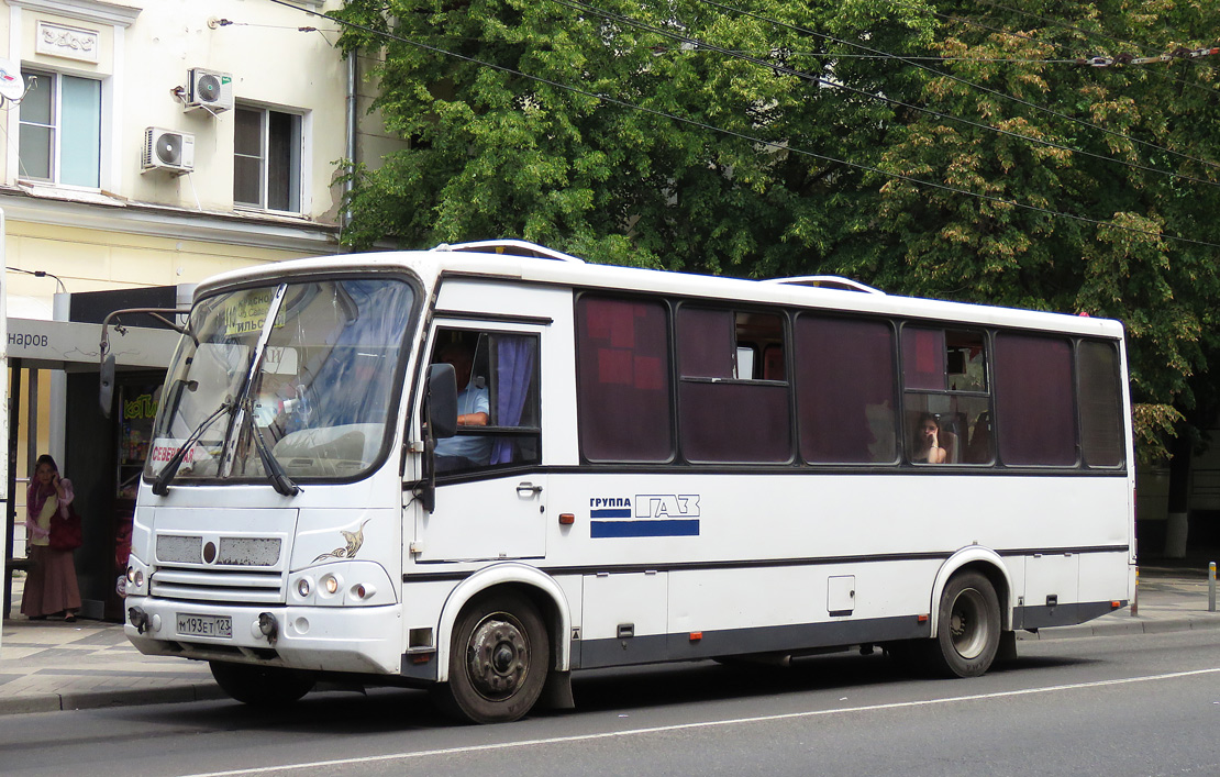 Kraj Krasnodarski, PAZ-320412-05 Nr М 193 ЕТ 123