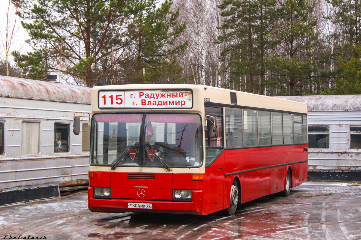 Vlagyimiri terület, Mercedes-Benz O405 sz.: Е 804 МК 33