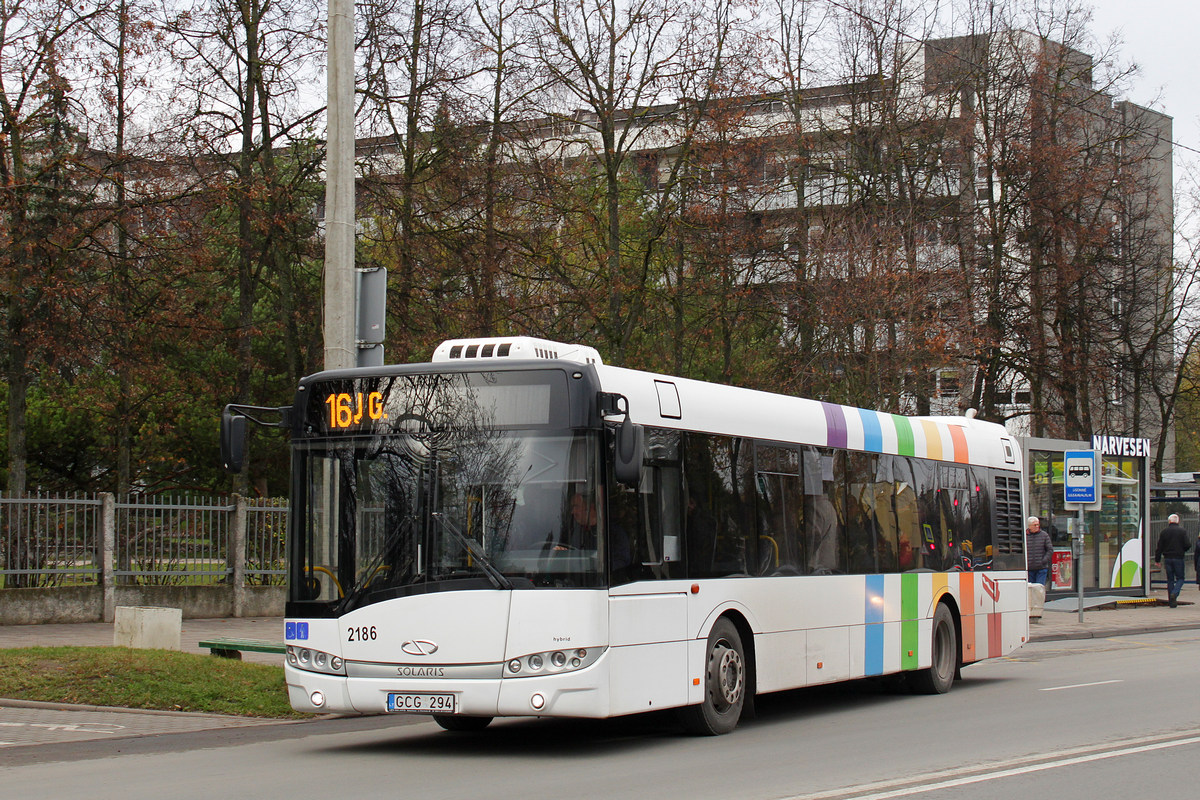 Литва, Solaris Urbino III 12 hybrid № 2186