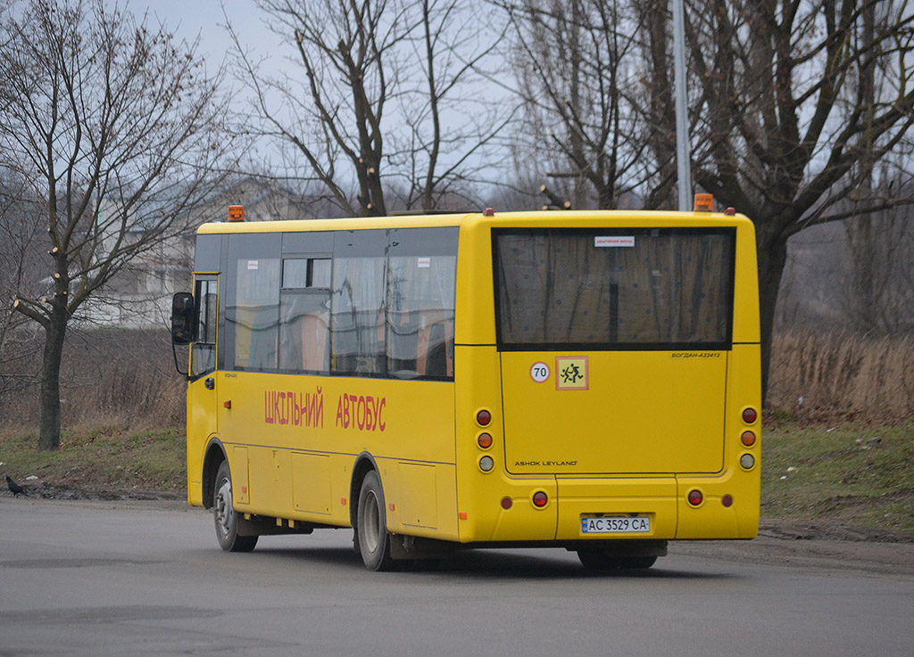 Волынская область, Богдан А22412 № AC 3529 CA