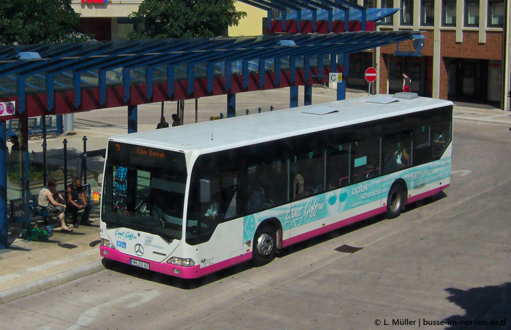 Lower Saxony, Mercedes-Benz O530 Citaro Nr. 43