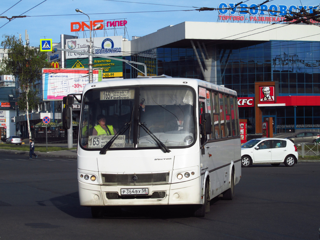 Пензенская область, ПАЗ-320412-04 "Вектор" № Р 364 ВХ 58