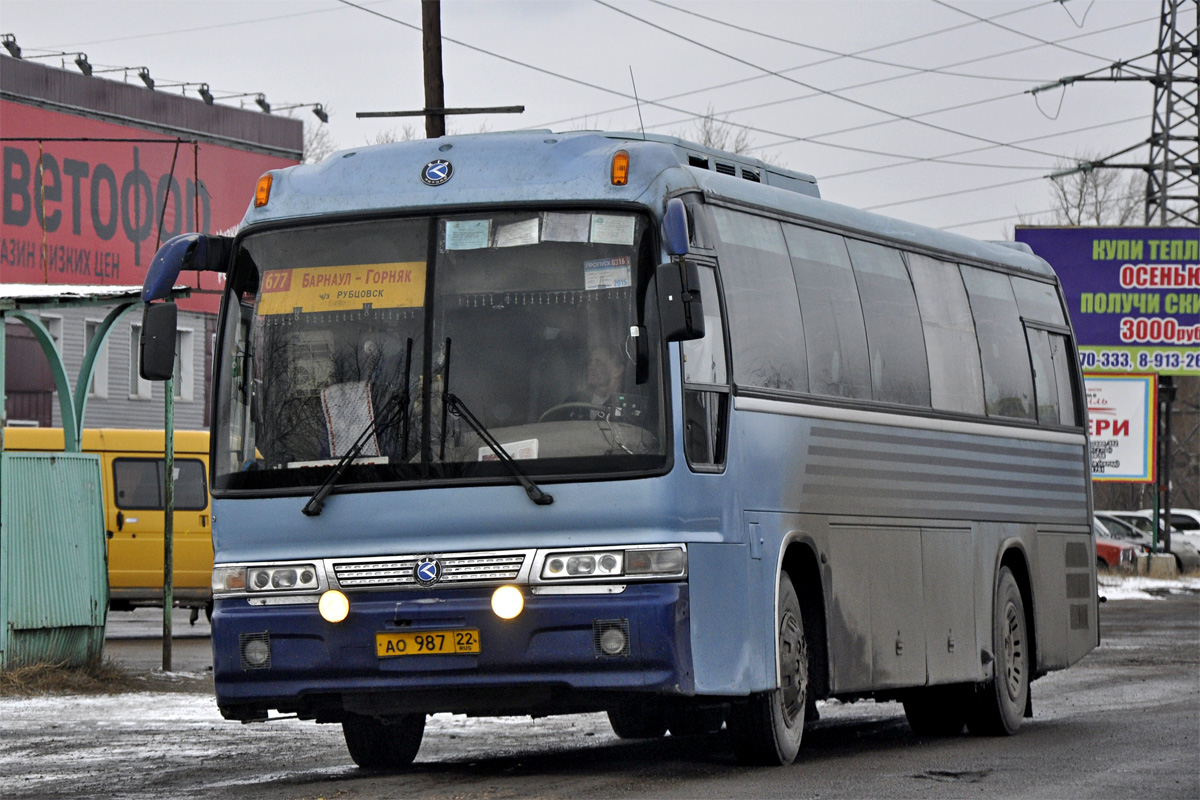 Алтайский край, Kia Granbird № АО 987 22 — Фото — Автобусный транспорт