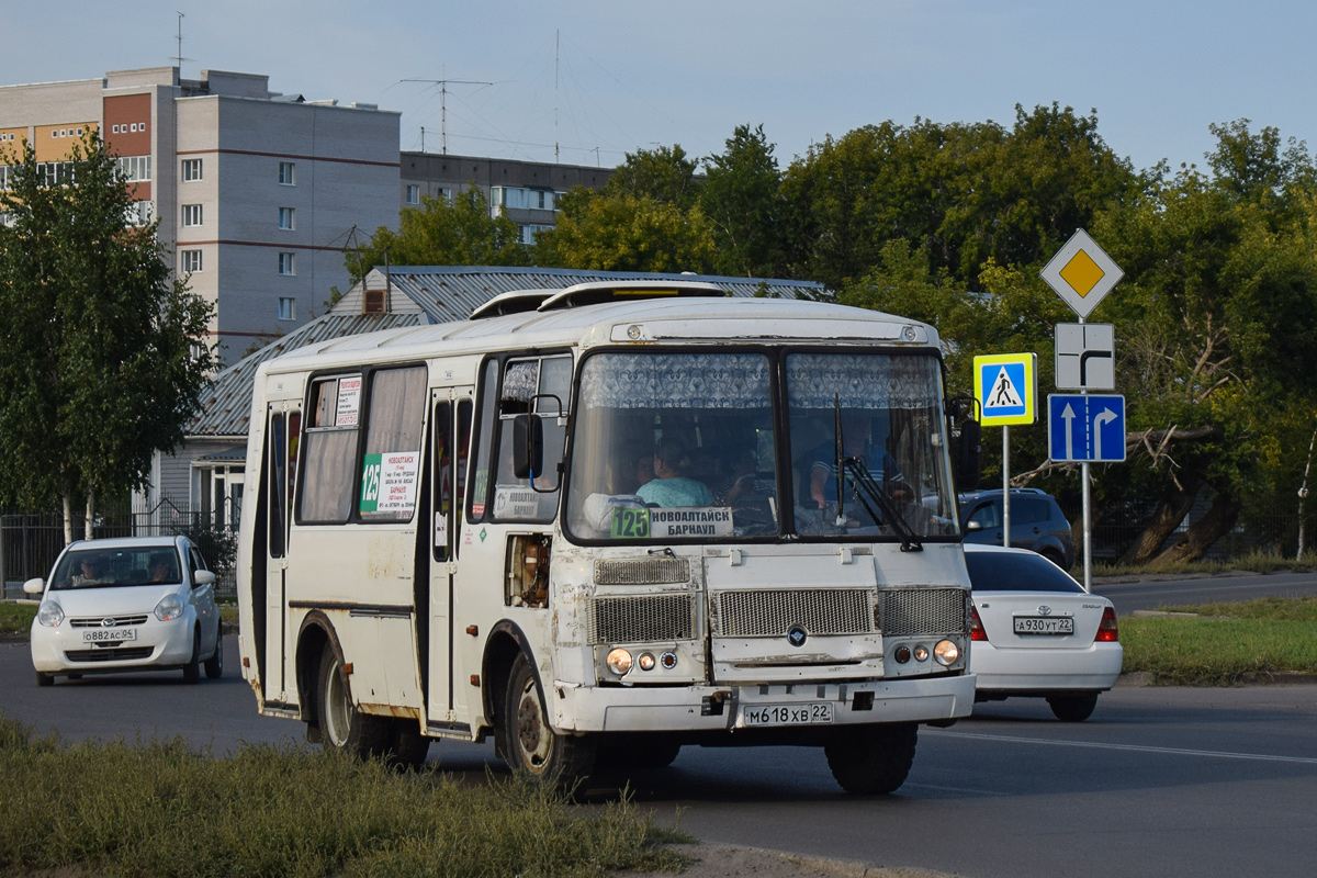 Алтайский край, ПАЗ-32054 № М 618 ХВ 22