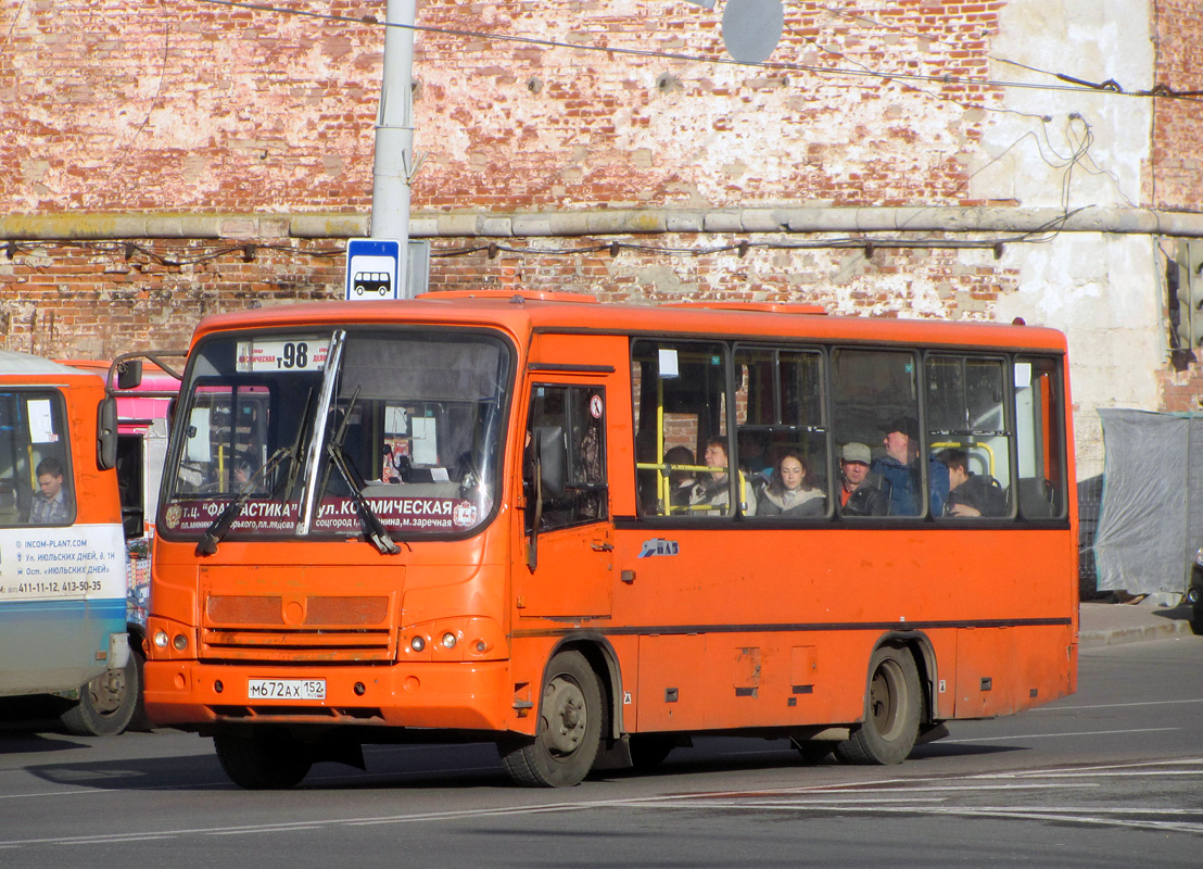 Нижегородская область, ПАЗ-320402-05 № М 672 АХ 152