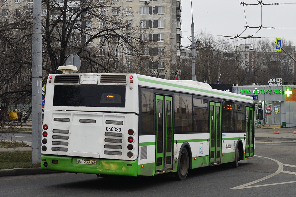 Маршрут автобуса 247 на карте Москвы