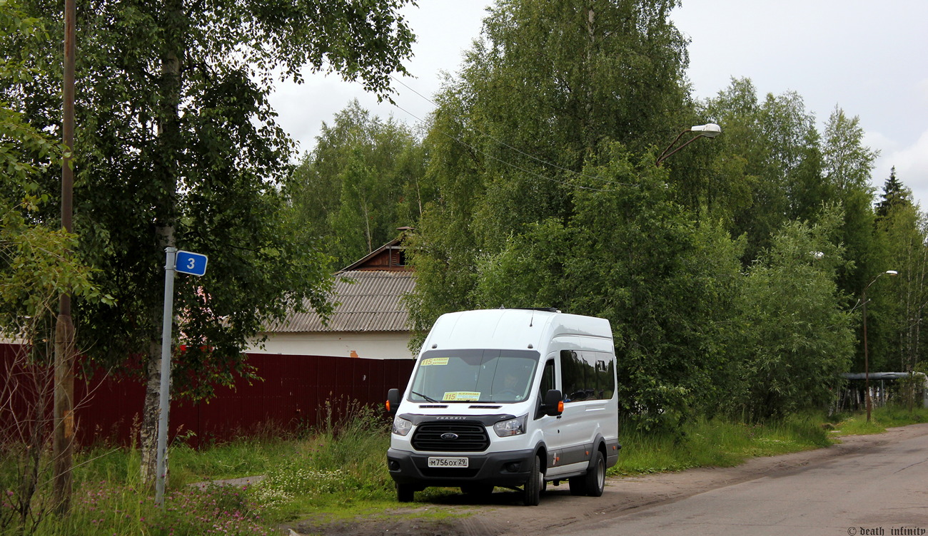 Архангельская область, Ford Transit FBD [RUS] (Z6F.ESG.) № М 756 ОХ 29