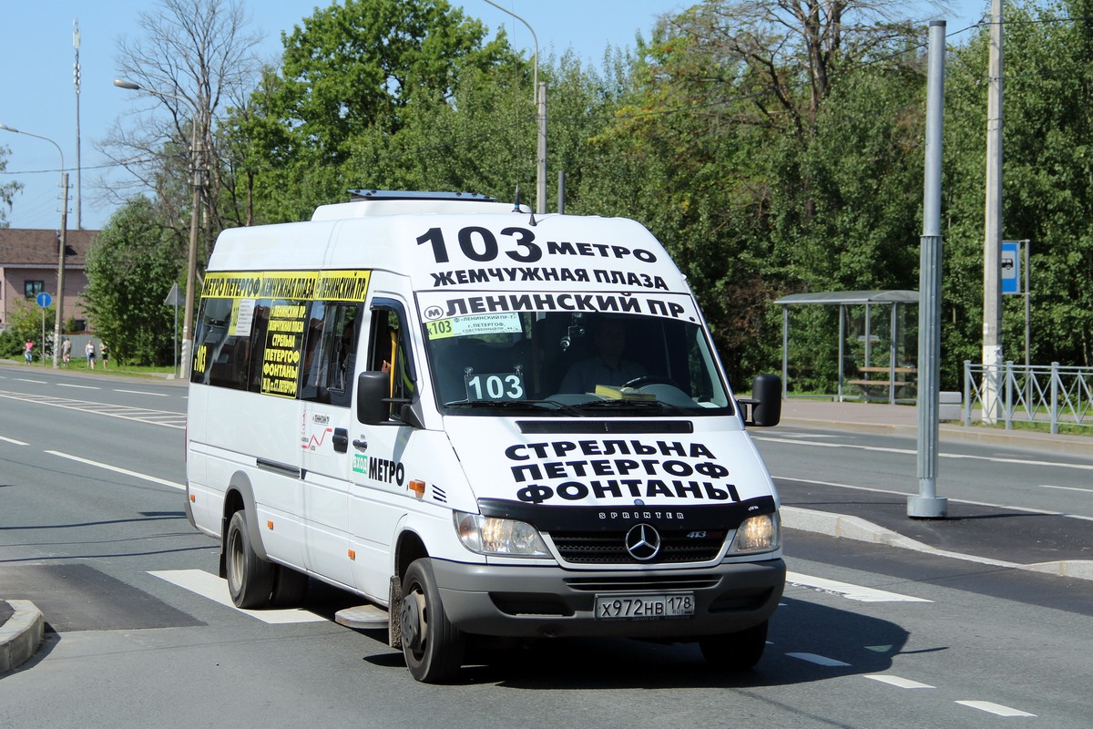 Санкт-Петербург, Луидор-223206 (MB Sprinter Classic) № Х 972 НВ 178