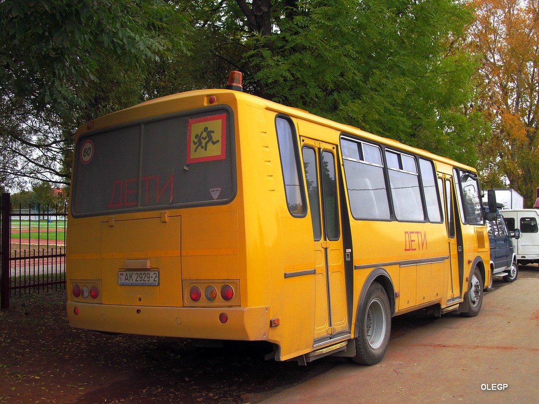 Витебская область, ПАЗ-423470 № АК 2929-2