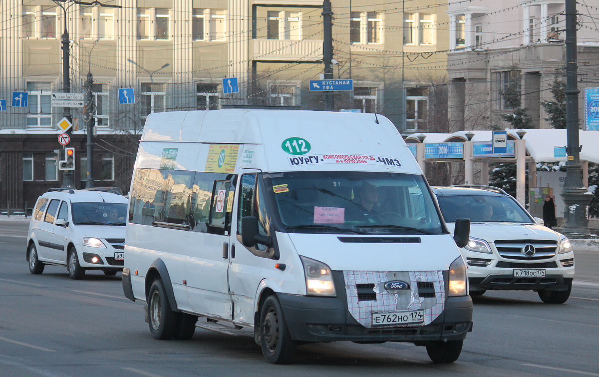 Челябинская область, Нижегородец-222702 (Ford Transit) № Е 762 НО 174