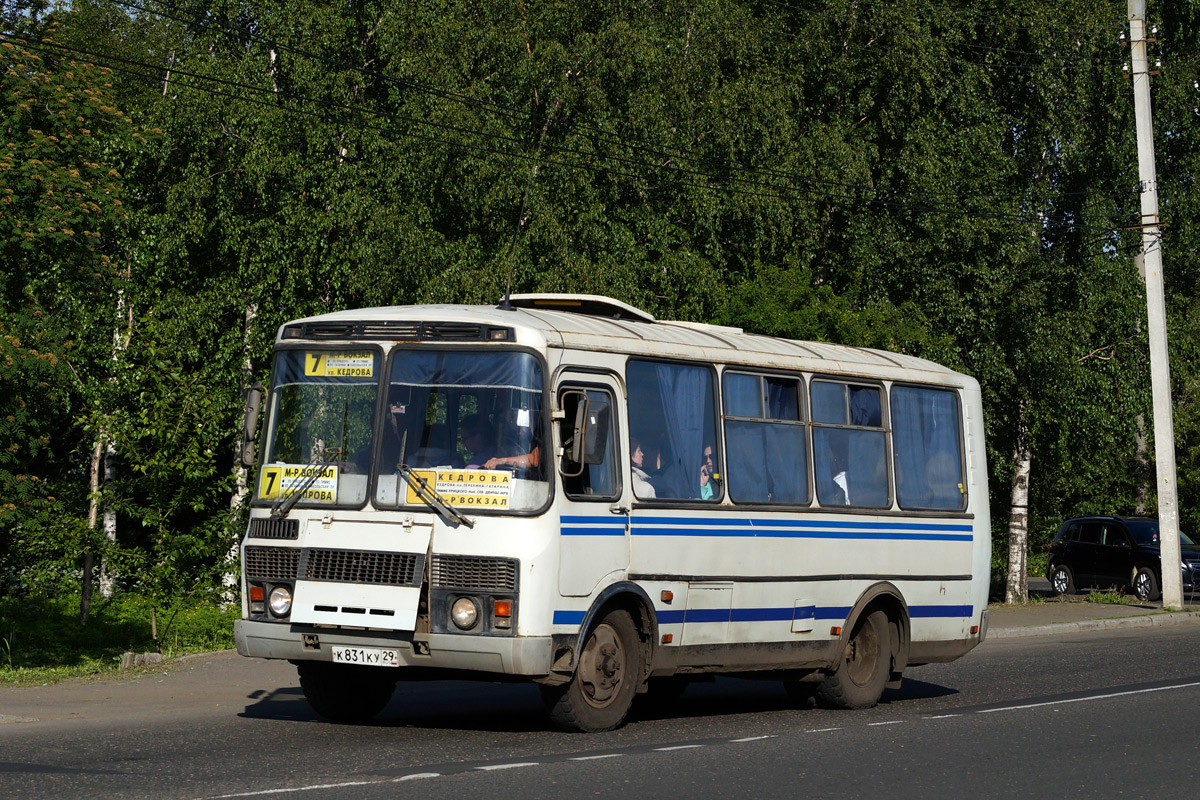 Архангельская область, ПАЗ-32054 № К 831 КУ 29