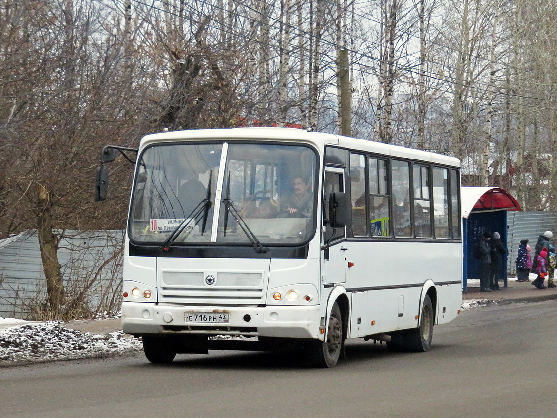 Kirov region, PAZ-320412-03 Nr. В 716 РН 43