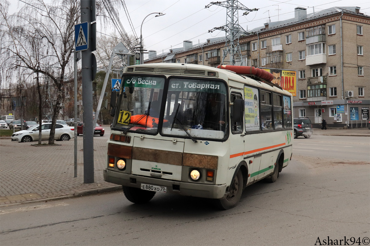 Томская область, ПАЗ-32054 № Е 880 ХО 70