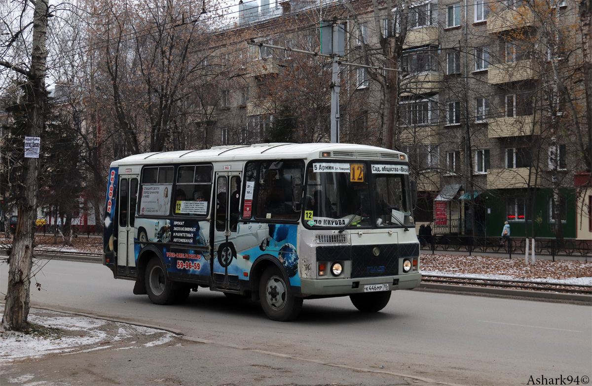 Томская область, ПАЗ-32054 № К 446 МР 70