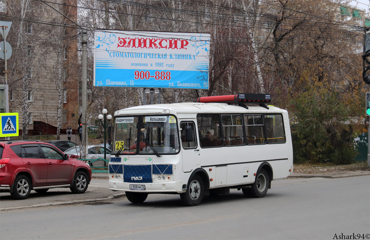 Томская область, ВСА3033 (ПАЗ-32054) № С 928 НМ 70