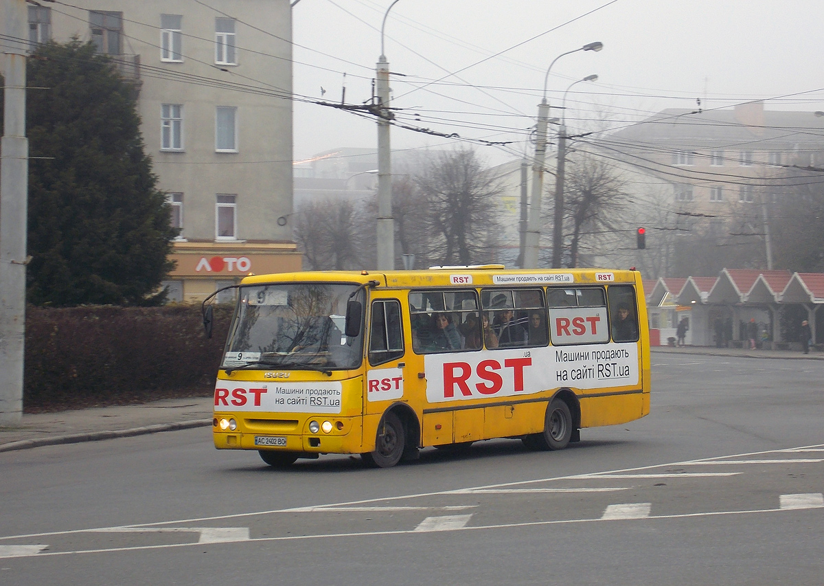 Волынская область, Богдан А09202 (ЛуАЗ) № AC 2402 BO