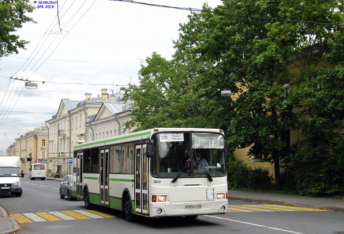 Санкт-Петербург, ЛиАЗ-5293.60 № 3822