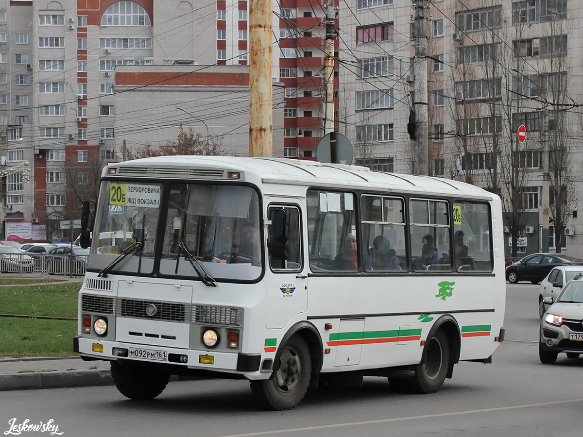 Воронежская область, ПАЗ-32053 № М 092 РМ 161