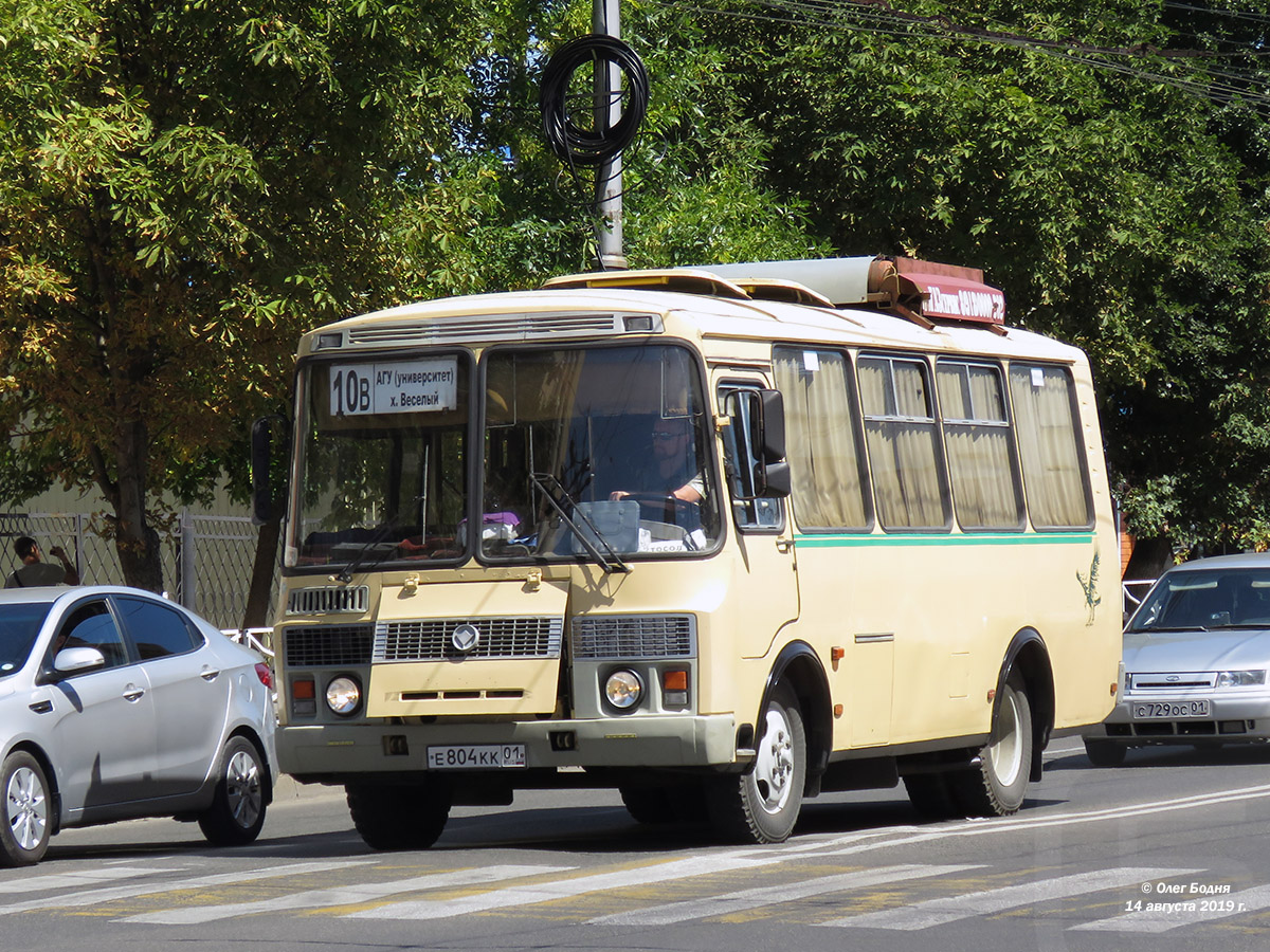 Адыгея, ПАЗ-32054 № Е 804 КК 01