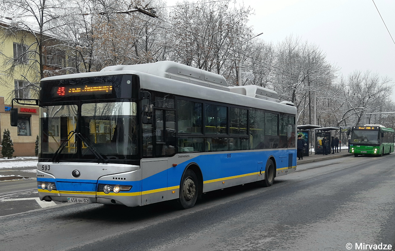 Алматы, Yutong ZK6118HGA № 593