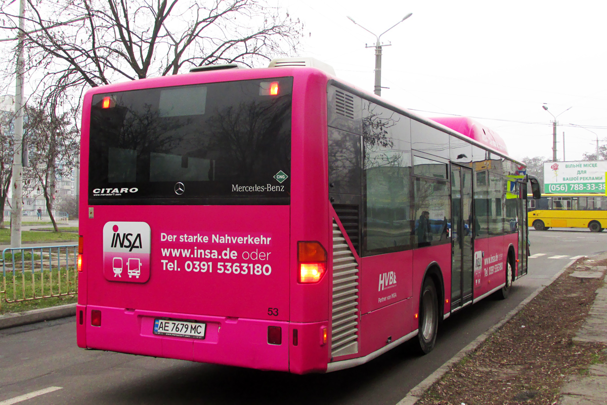 Днепропетровская область, Mercedes-Benz O530 Citaro CNG № AE 7679 MC