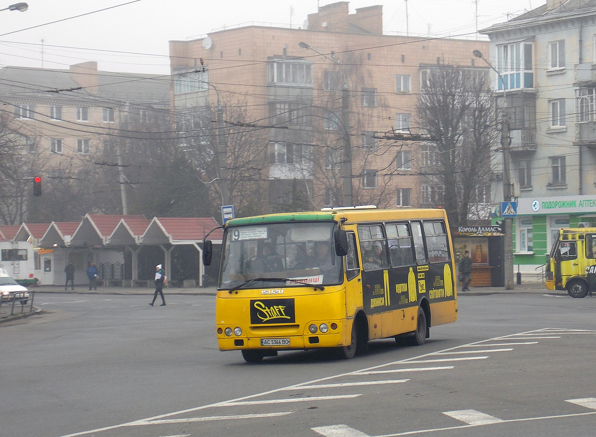 Волынская область, Богдан А092H2 № AC 5366 BO