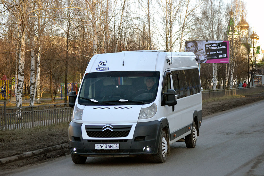 Марий Эл, Нижегородец-2227W (Citroёn Jumper) № С 443 ВМ 12