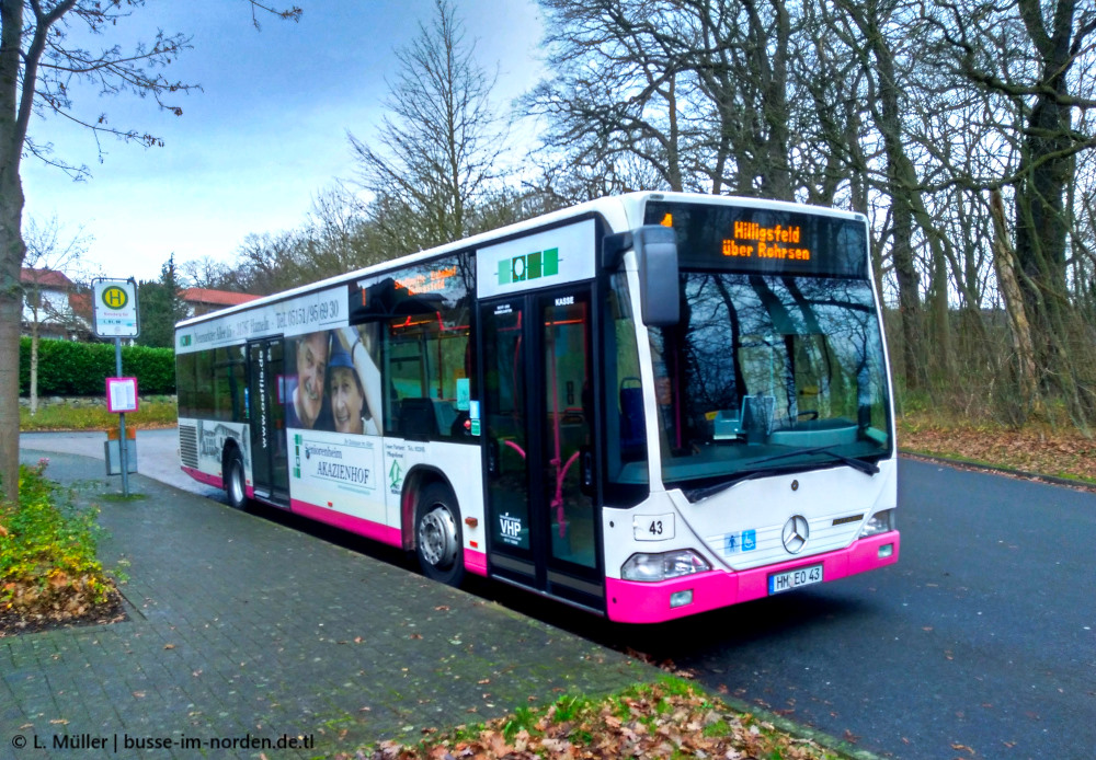 Нижняя Саксония, Mercedes-Benz O530 Citaro № 43