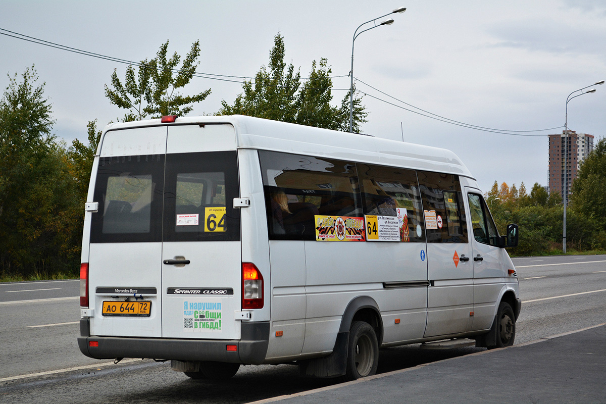 Тюменская область, Луидор-223203 (MB Sprinter Classic) № АО 644 72