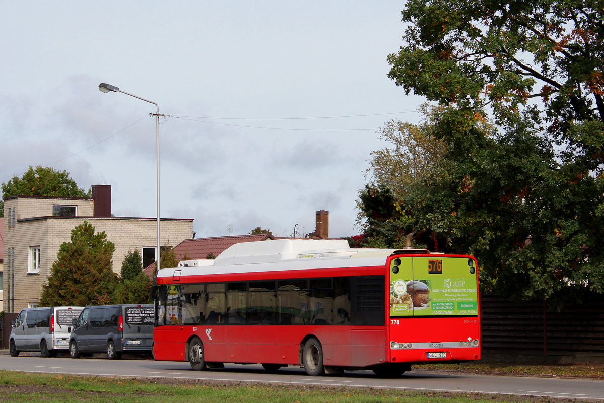 Литва, Solaris Urbino III 12 CNG № 778