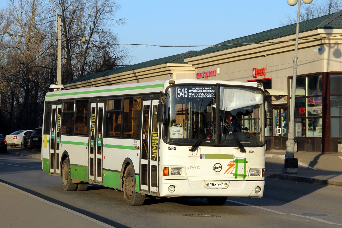 Санкт-Петербург, ЛиАЗ-5293.53 № 3594