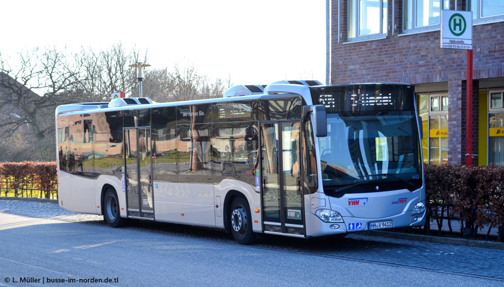 Гамбург, Mercedes-Benz Citaro C2 № 1412