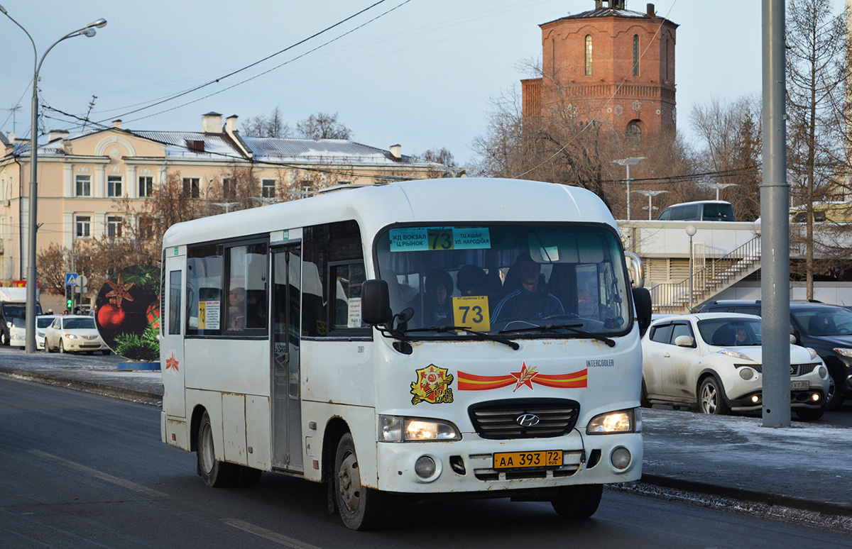 Тюменская область, Hyundai County LWB (ТагАЗ) № АА 393 72