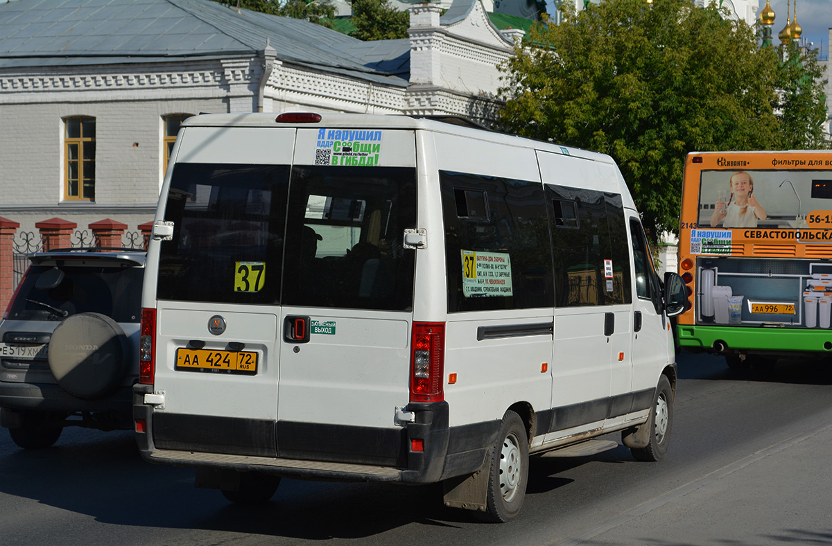 Тюменская область, FIAT Ducato 244 CSMMC-RLL, -RTL № АА 424 72