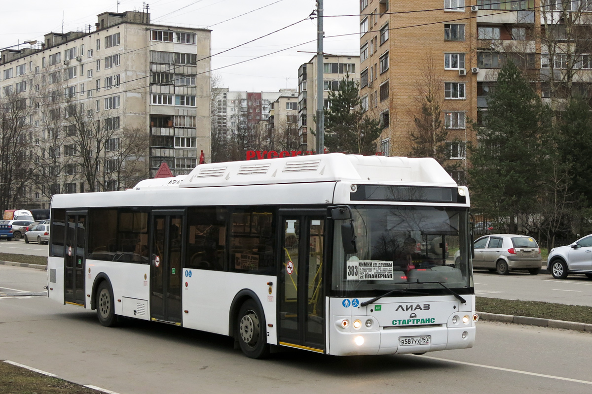 Московская область, ЛиАЗ-5292.67 (CNG) № В 587 УХ 750