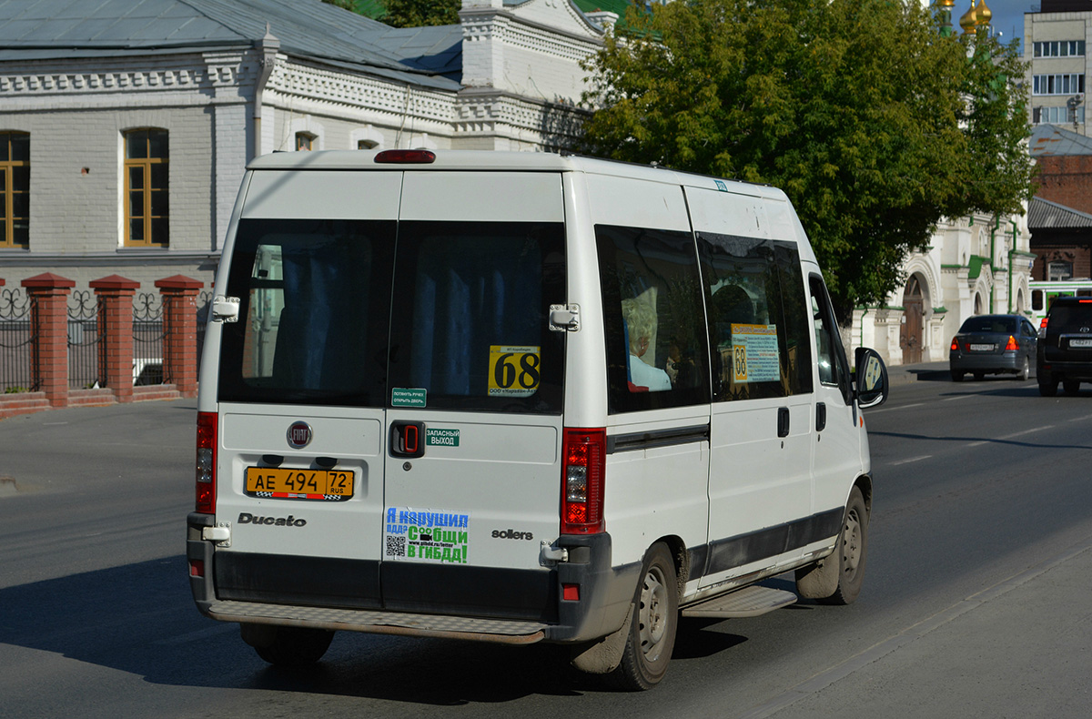 Тюменская область, FIAT Ducato 244 CSMMC, -RT № АЕ 494 72