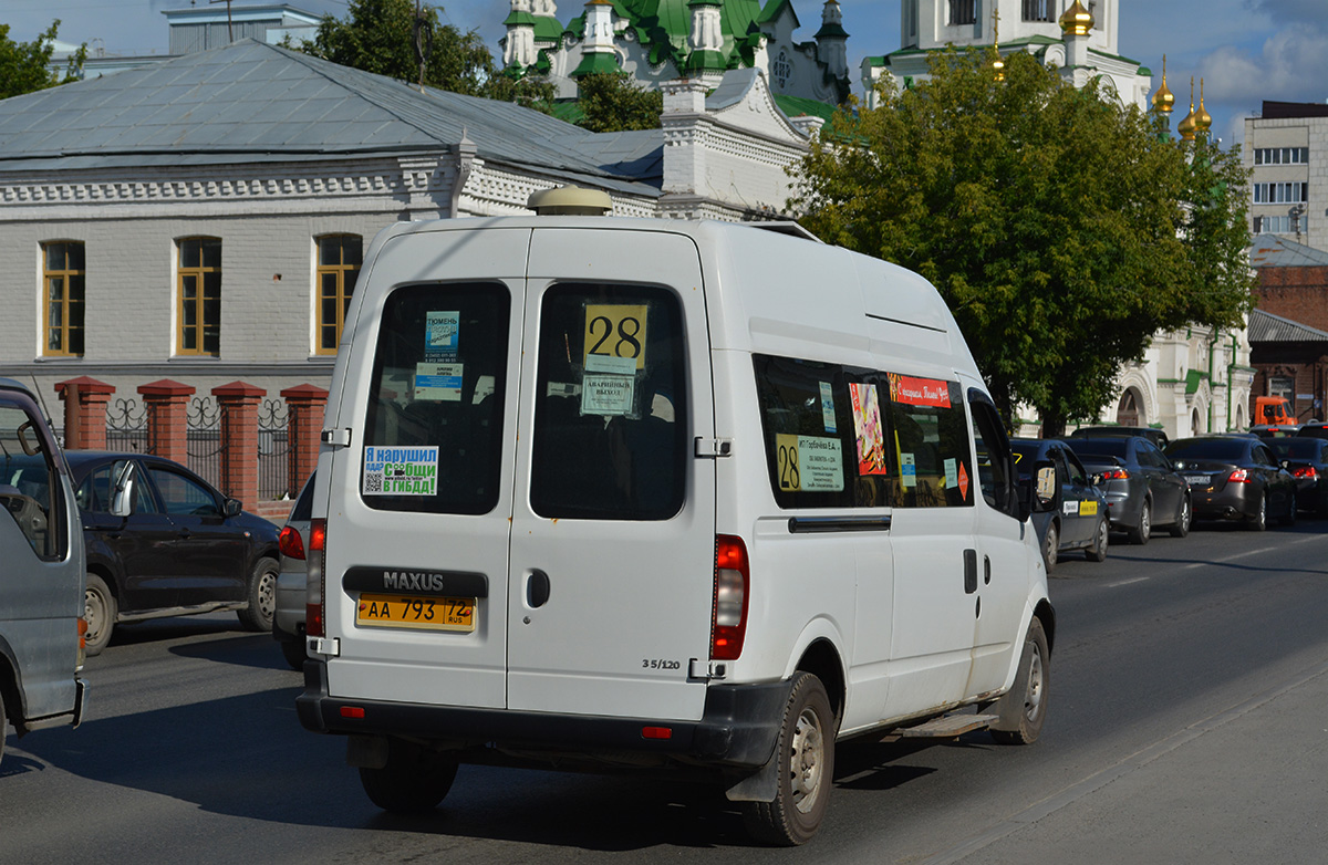 Тюменская область, LDV Maxus (ГАЗ) № АА 793 72