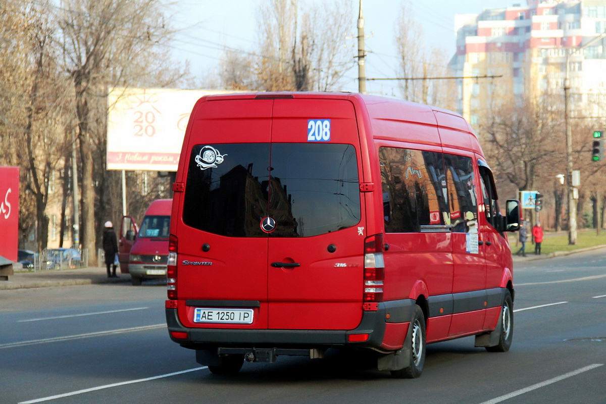 Днепропетровская область, Mercedes-Benz Sprinter W906 № AE 1250 IP