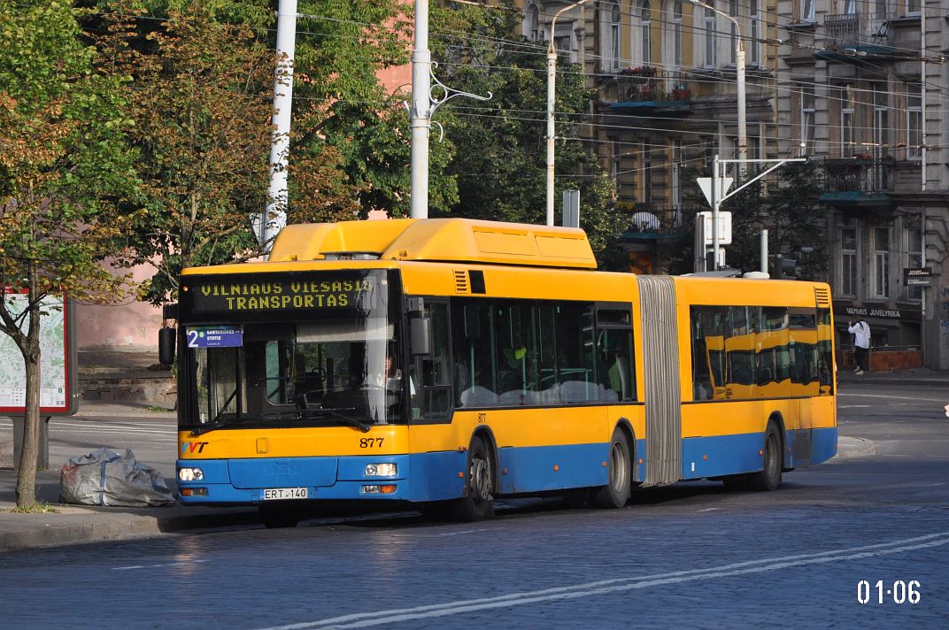 Lietuva, MAN A23 NG313 CNG Nr. 877