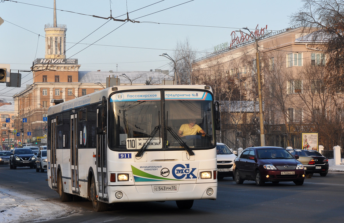 Омская область, ЛиАЗ-5256.53 № 911