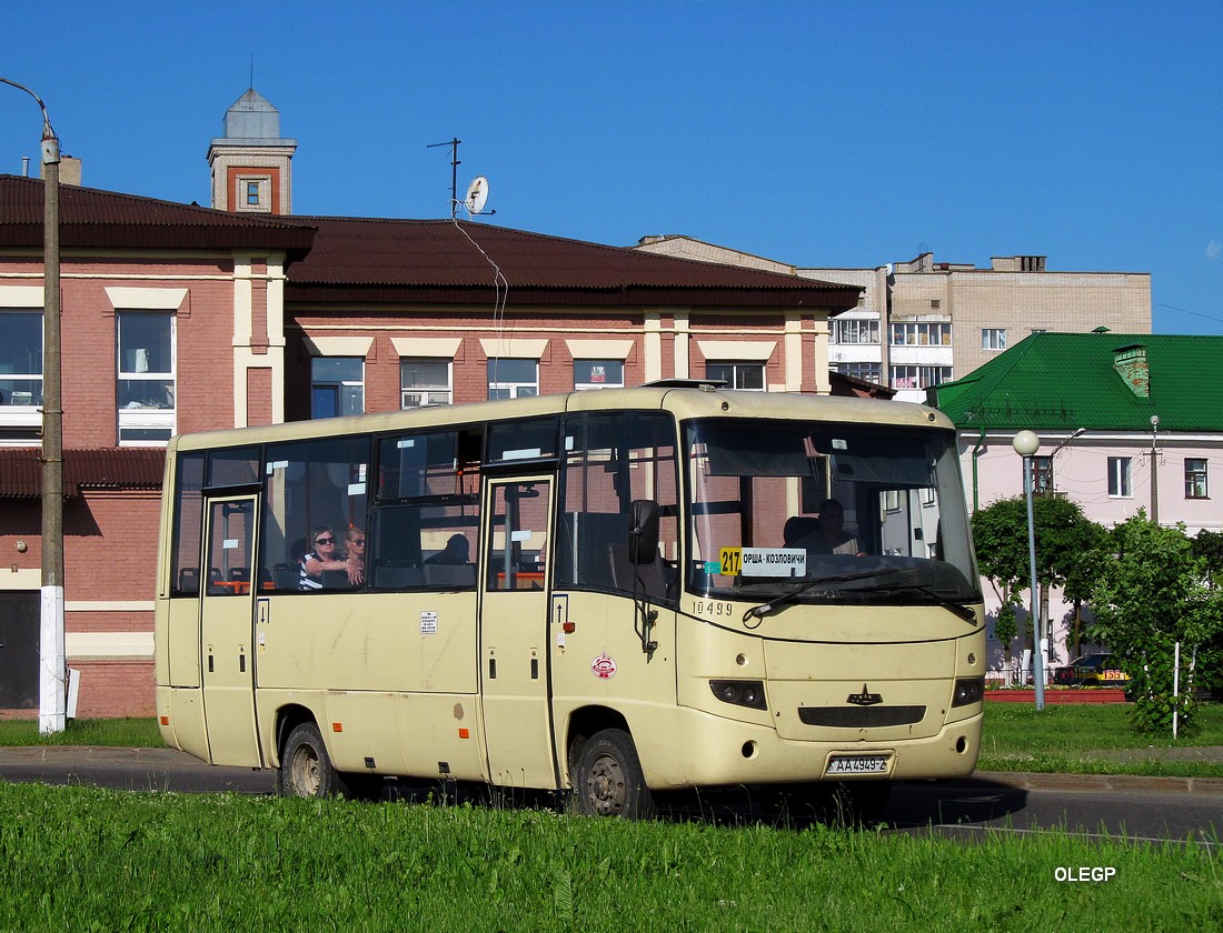 Vitebsk region, MAZ-256.200 № 10499