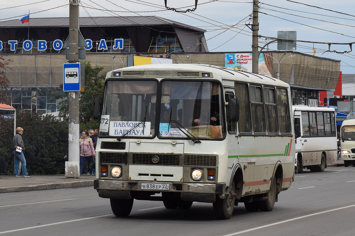 Алтайский край, ПАЗ-32053 № В 838 ЕР 22